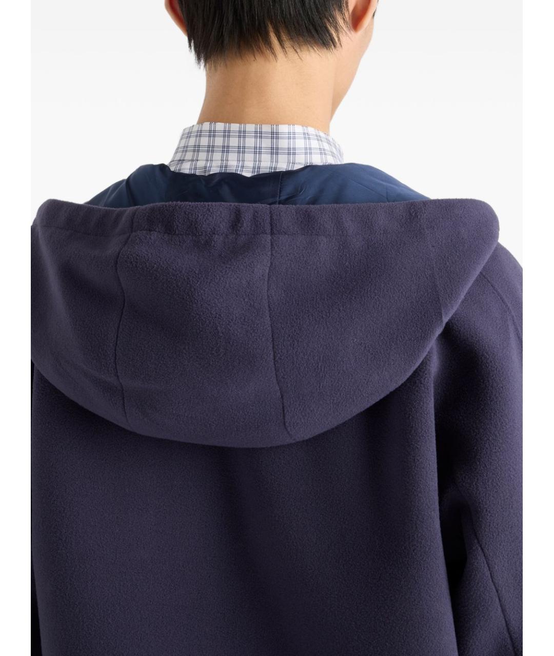 PRADA Синяя полиэстеровая куртка, фото 5