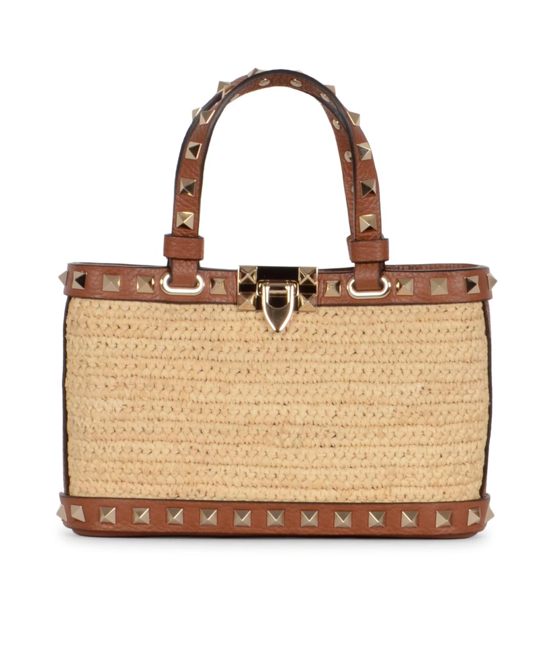 VALENTINO Бежевая сумка тоут, фото 1