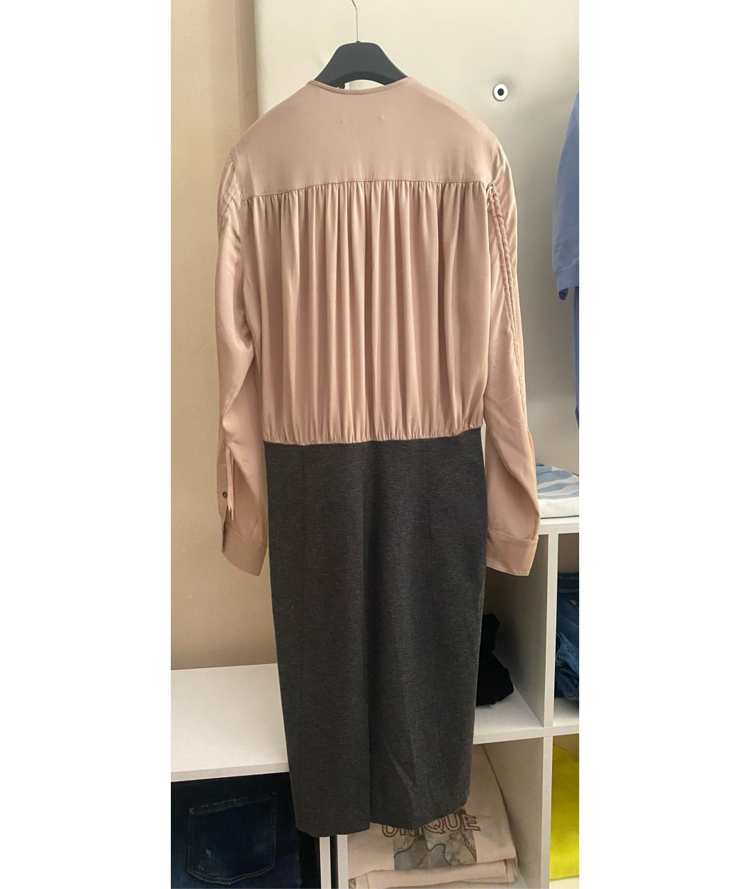 PAUL SMITH Мульти шелковое платье, фото 4