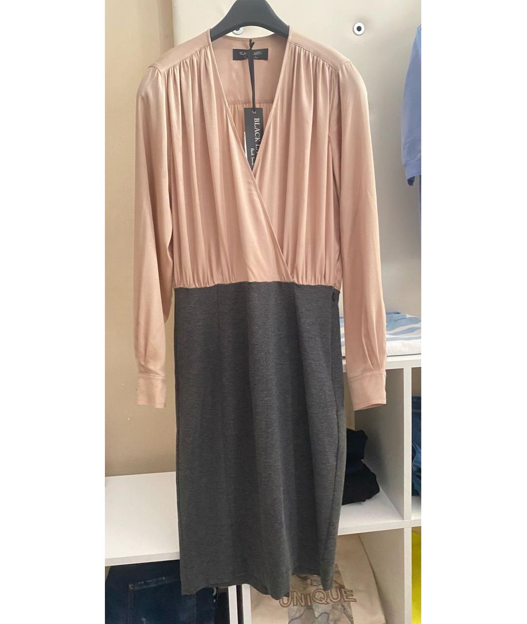 PAUL SMITH Мульти шелковое платье, фото 7