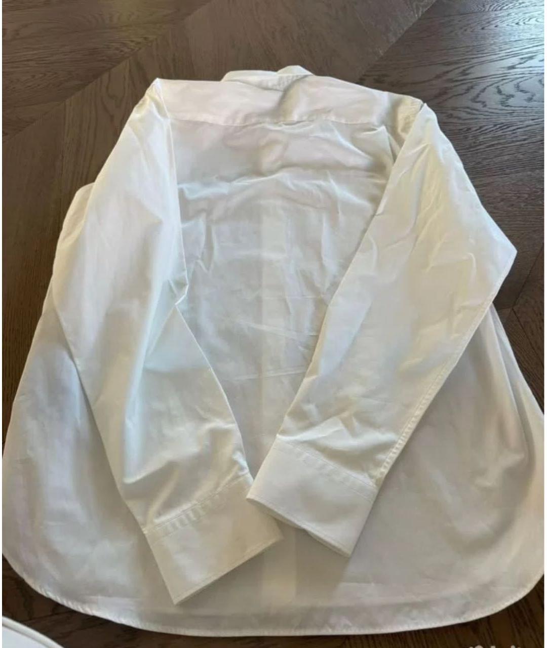 PALM ANGELS Белая хлопковая классическая рубашка, фото 3