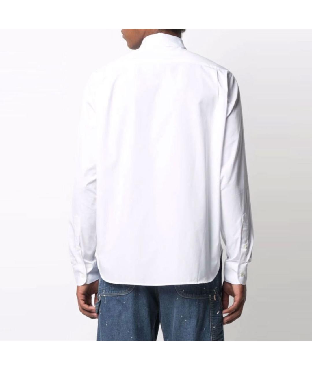 PALM ANGELS Белая хлопковая классическая рубашка, фото 6