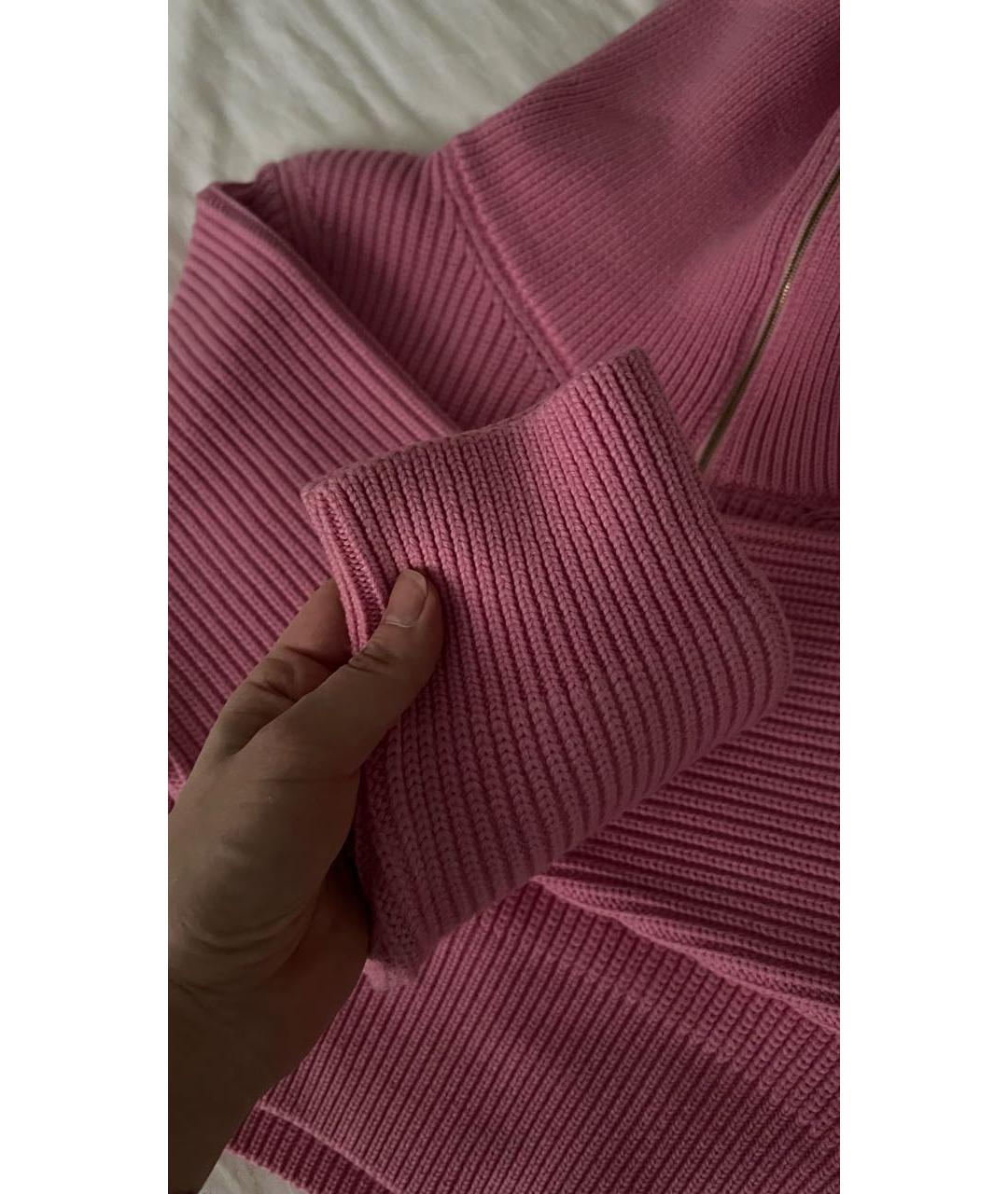 JACQUEMUS Розовый шерстяной джемпер / свитер, фото 4