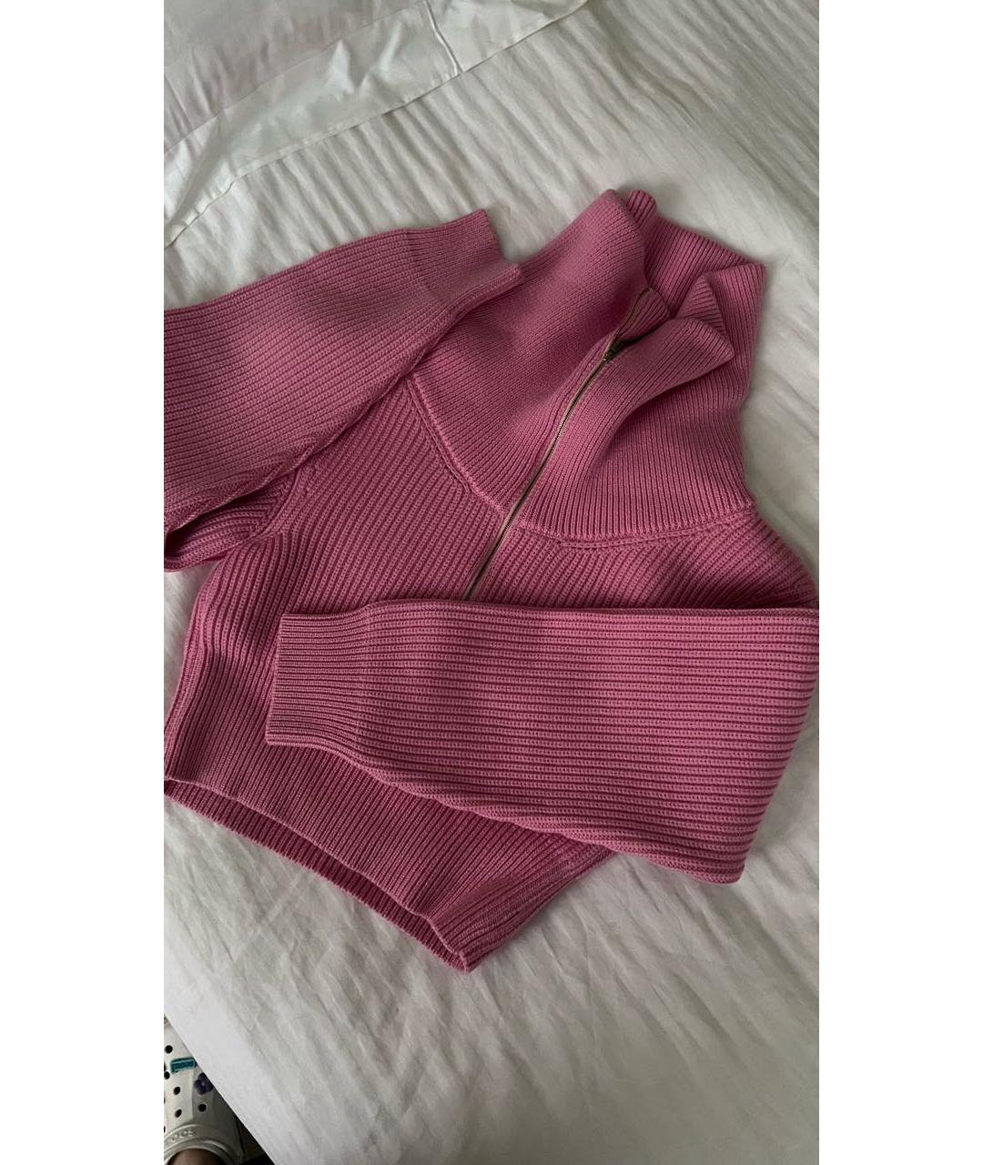 JACQUEMUS Розовый шерстяной джемпер / свитер, фото 7