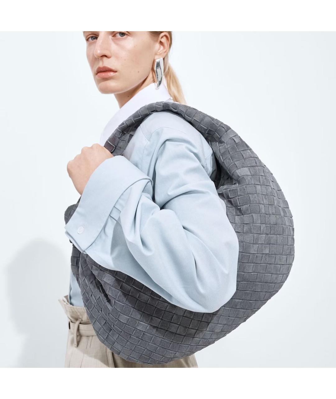 BOTTEGA VENETA Замшевая сумка тоут, фото 2