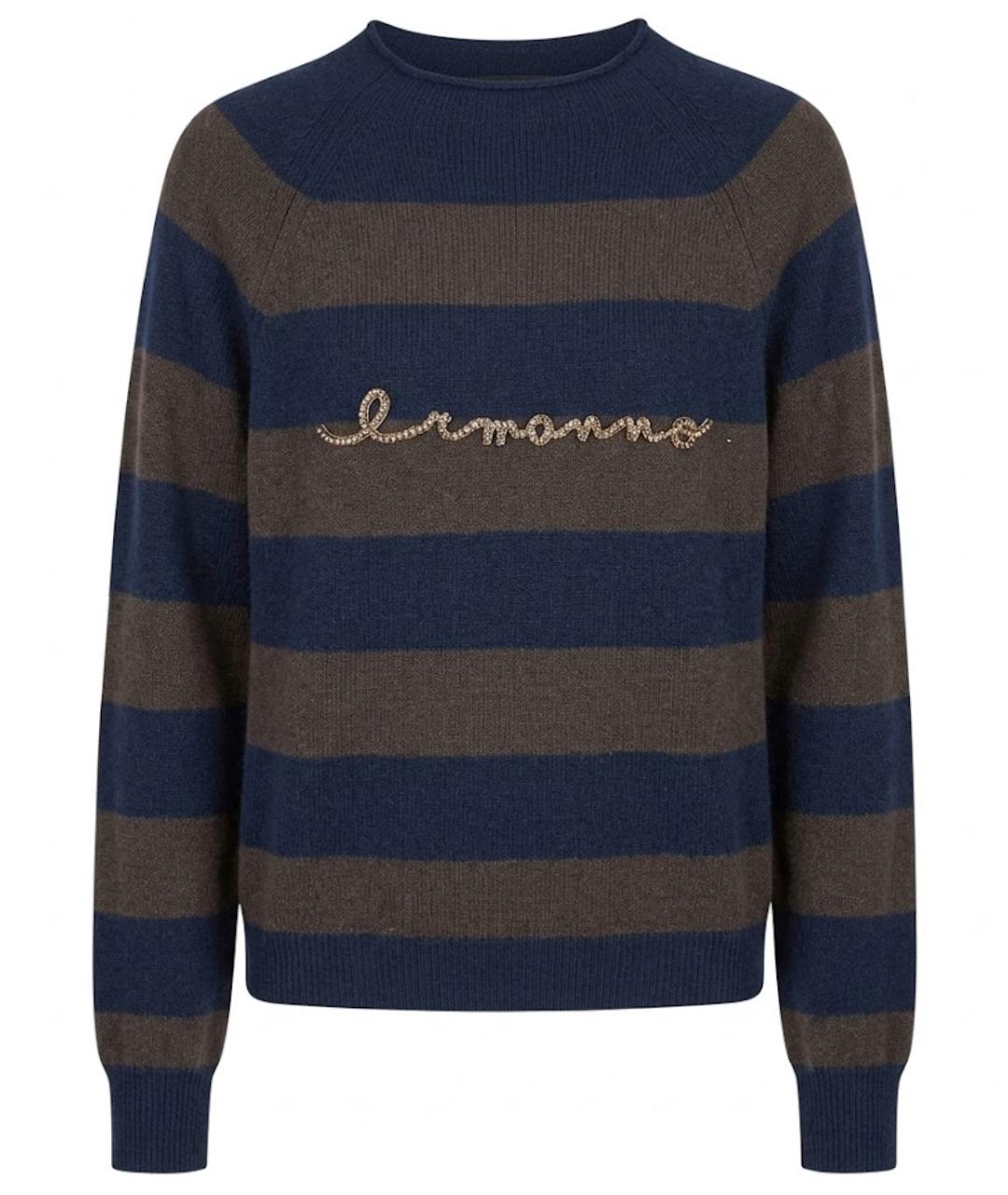 ERMANNO SCERVINO Темно-синий джемпер / свитер, фото 1