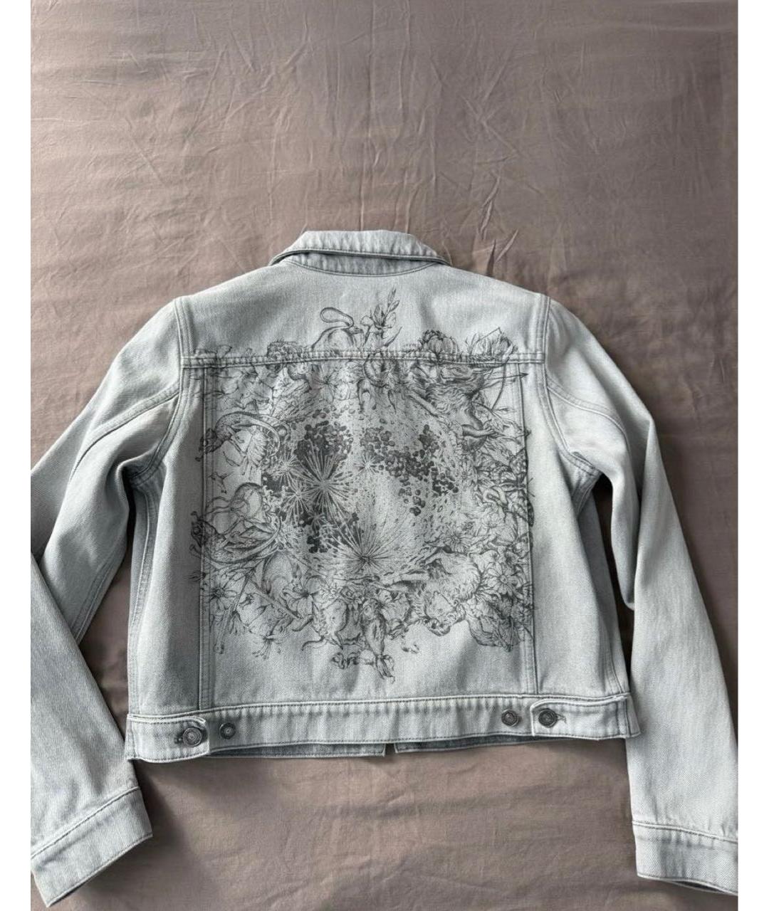 CHRISTIAN DIOR Серая деним куртка, фото 2