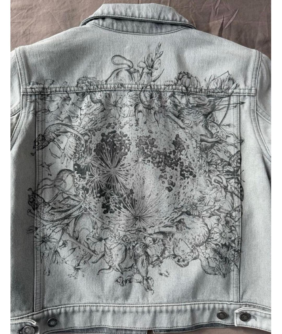 CHRISTIAN DIOR Серая деним куртка, фото 4