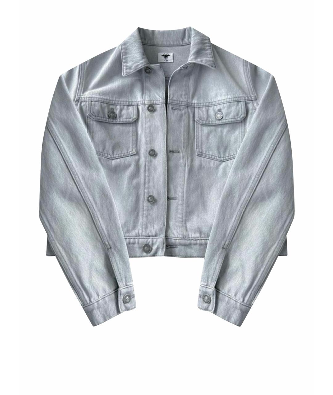 CHRISTIAN DIOR Серая деним куртка, фото 1