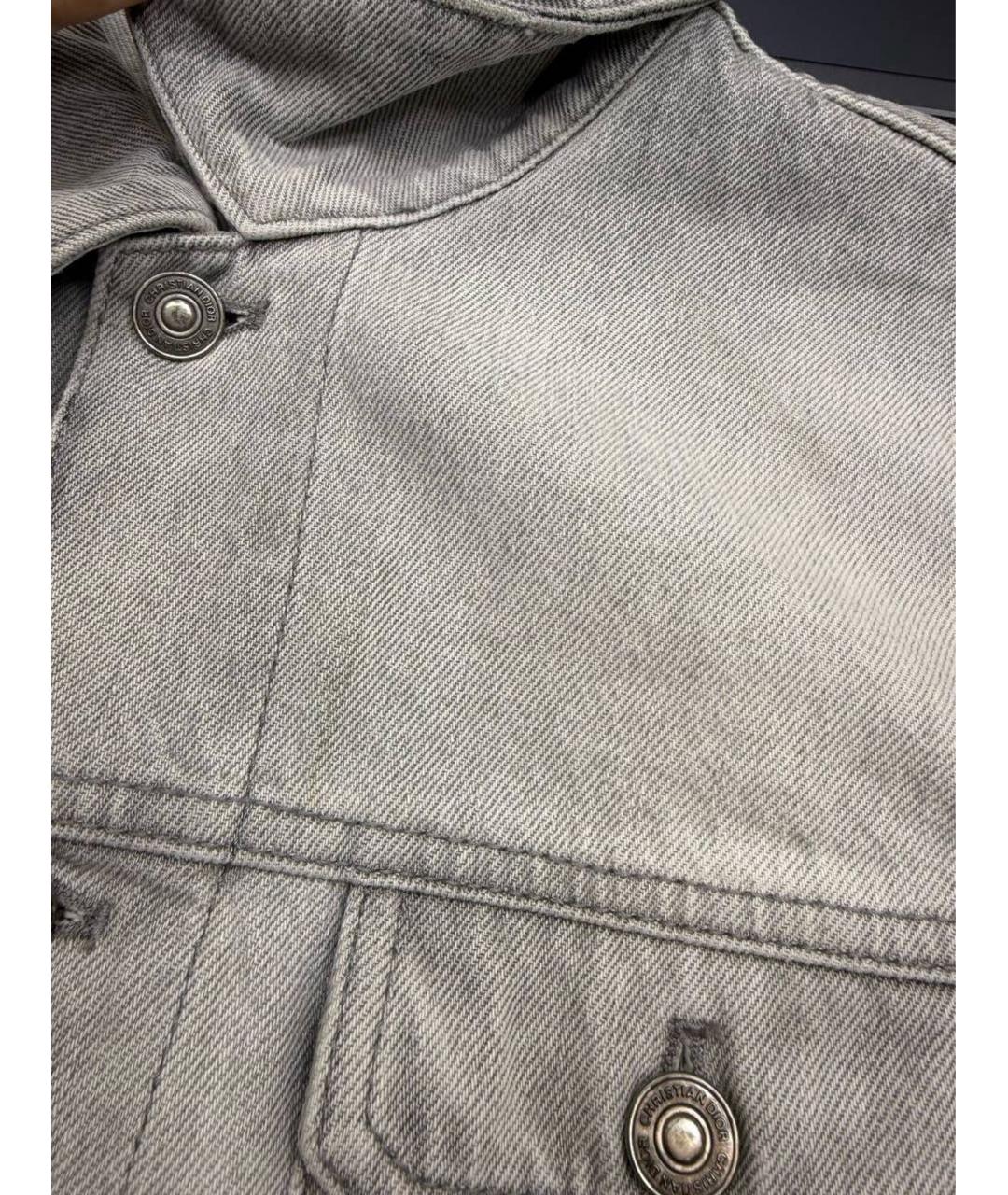 CHRISTIAN DIOR Серая деним куртка, фото 7