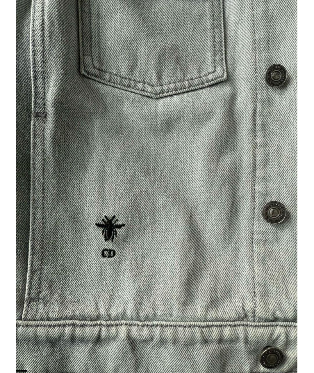 CHRISTIAN DIOR Серая деним куртка, фото 3
