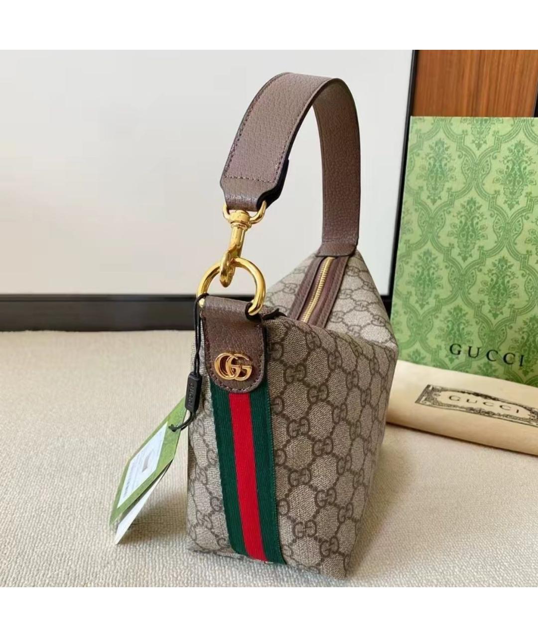 GUCCI Бежевая сумка через плечо, фото 7