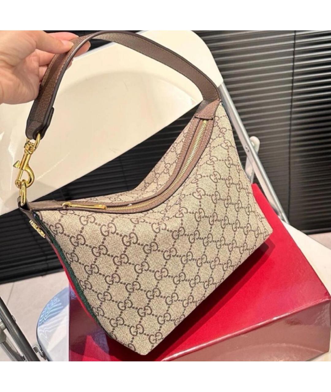 GUCCI Бежевая сумка через плечо, фото 8