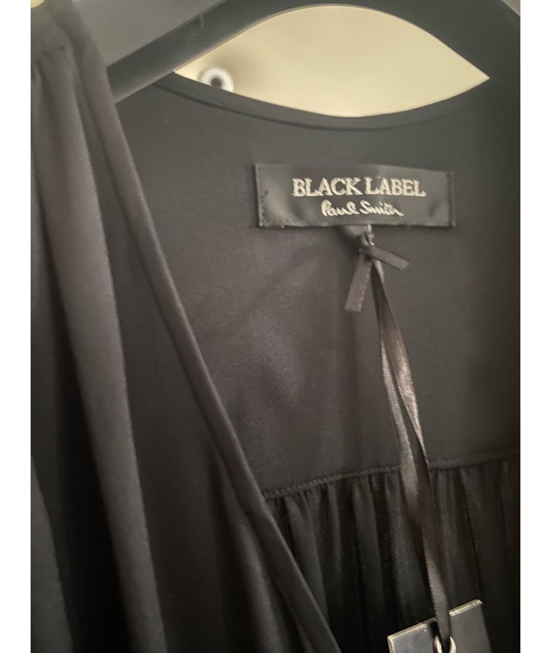 PAUL SMITH Черное шелковое платье, фото 3