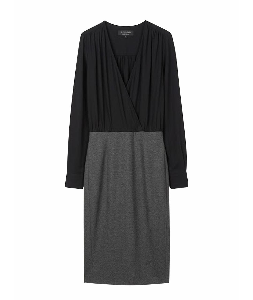 PAUL SMITH Черное шелковое платье, фото 1