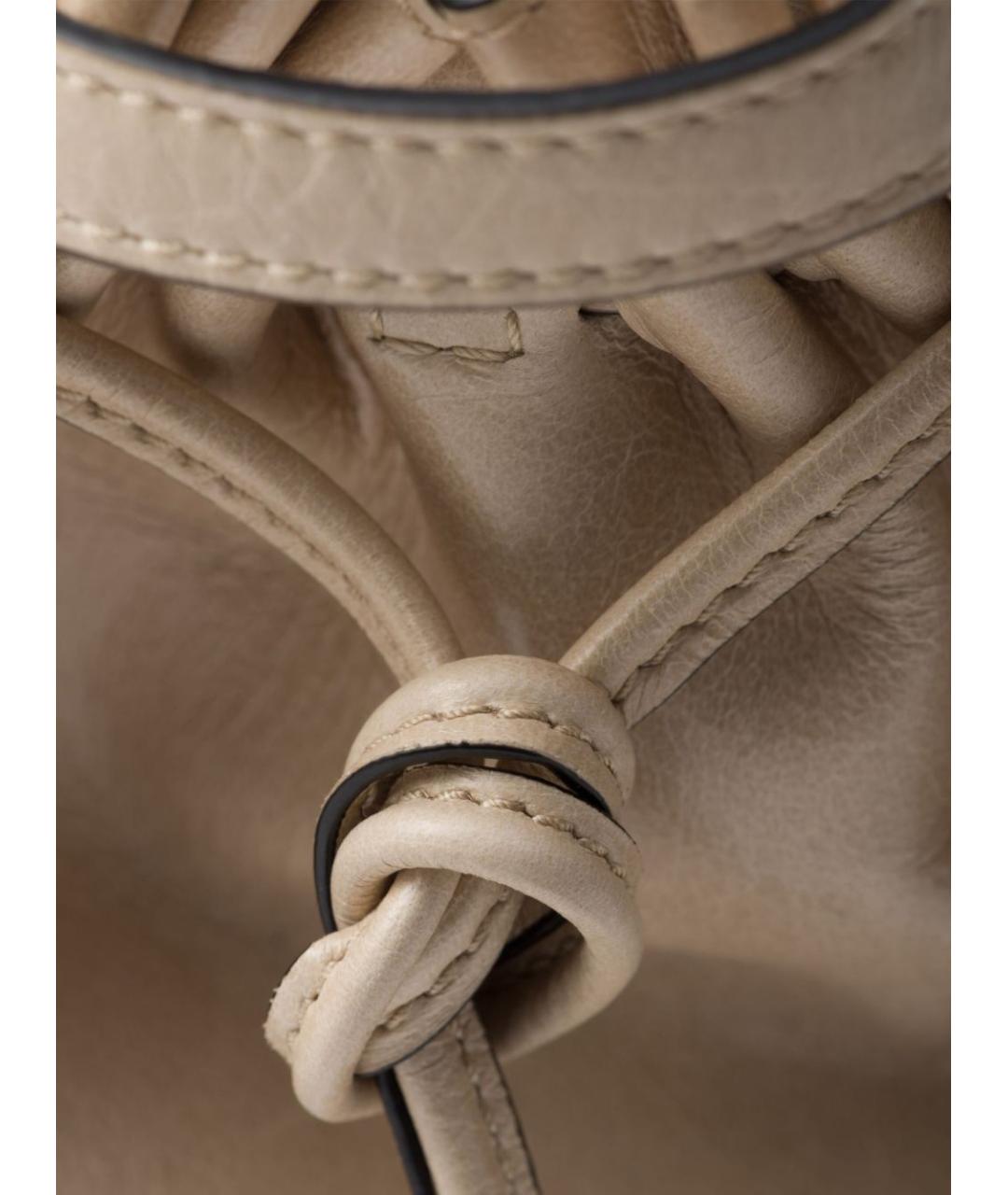 PRADA Бежевая кожаная сумка тоут, фото 4