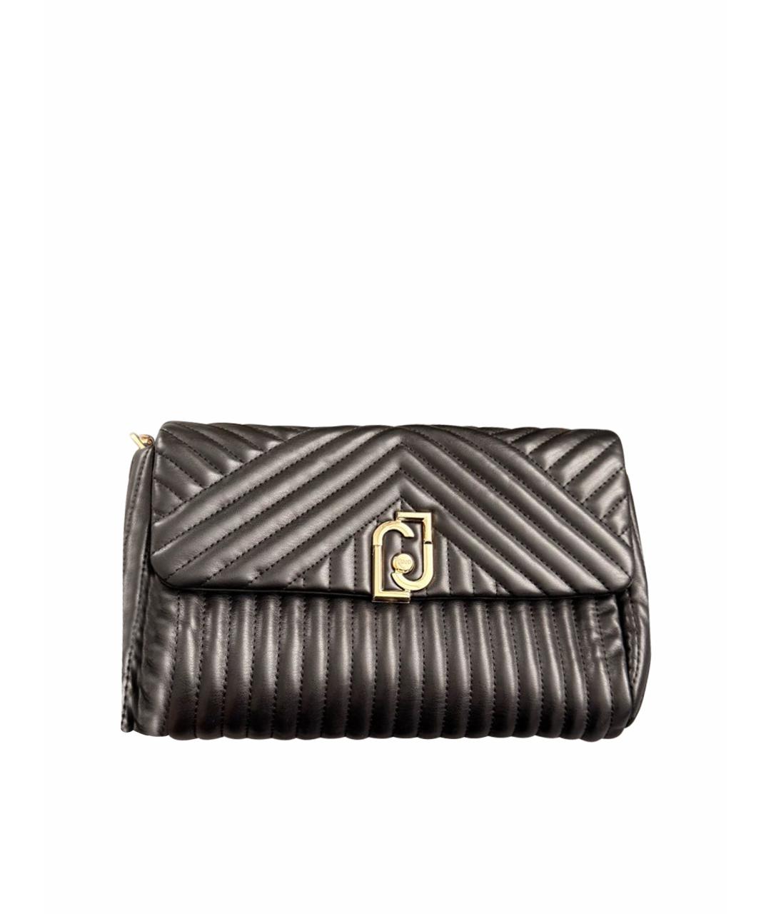 LIU JO Черная сумка через плечо из искусственной кожи, фото 1