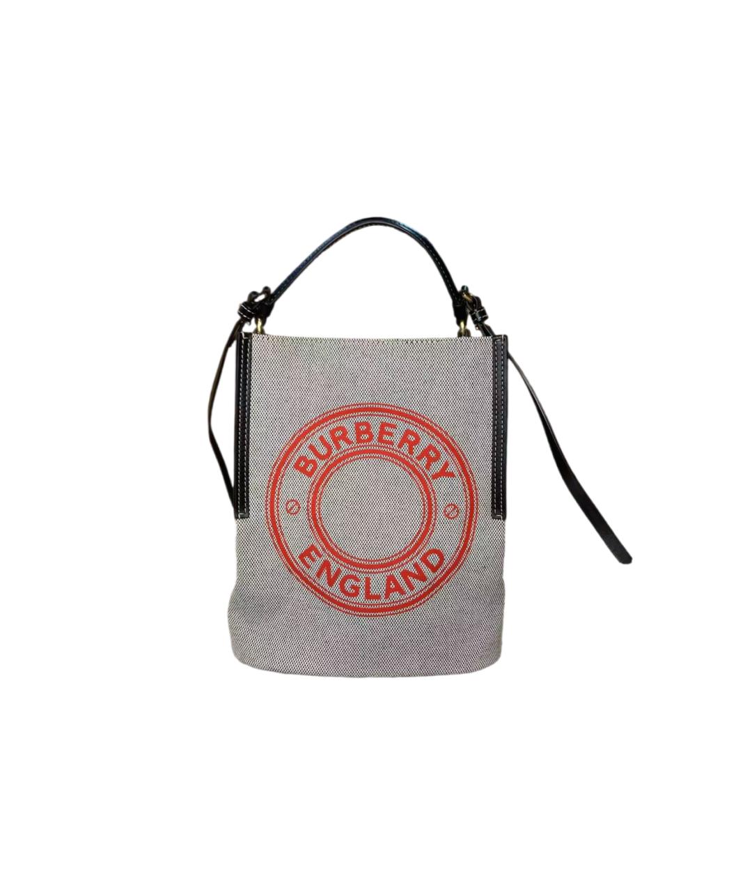 BURBERRY Серая сумка через плечо, фото 8