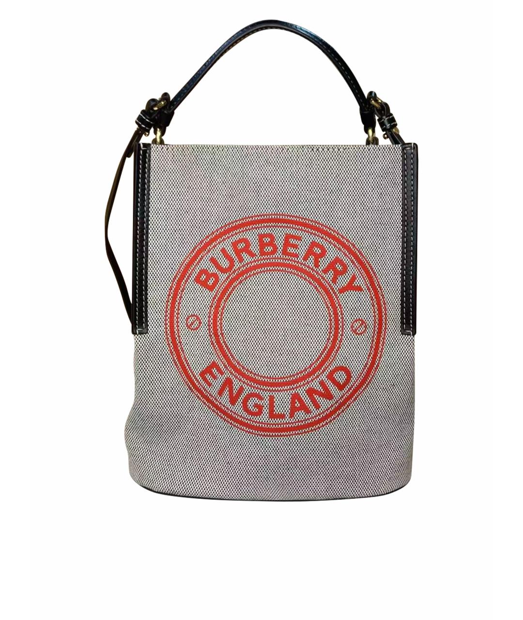 BURBERRY Серая сумка через плечо, фото 1