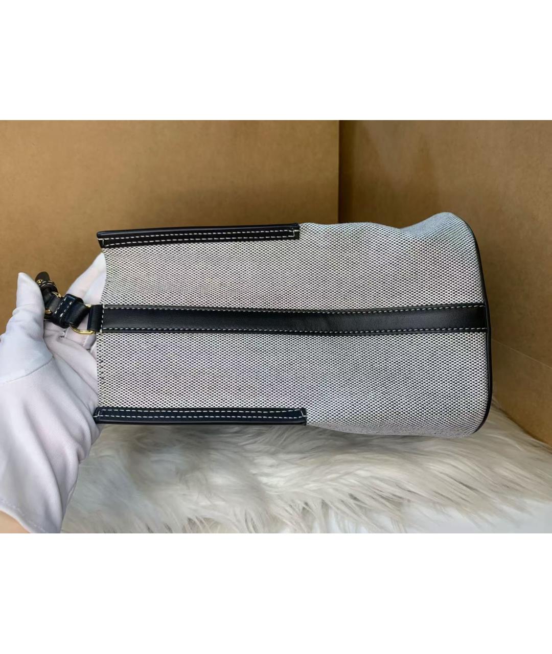 BURBERRY Серая сумка через плечо, фото 4