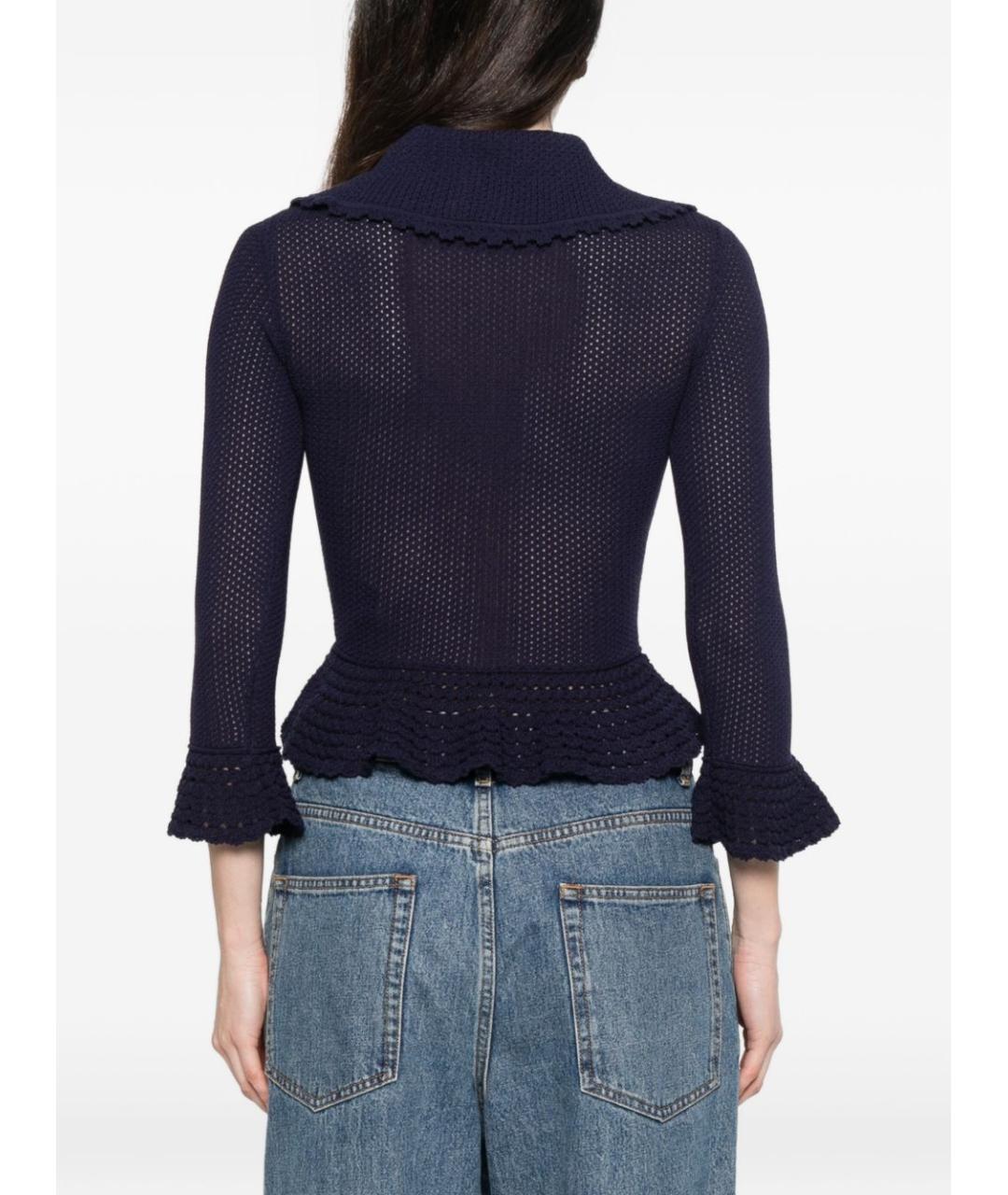 SELF-PORTRAIT Синий кардиган, фото 3