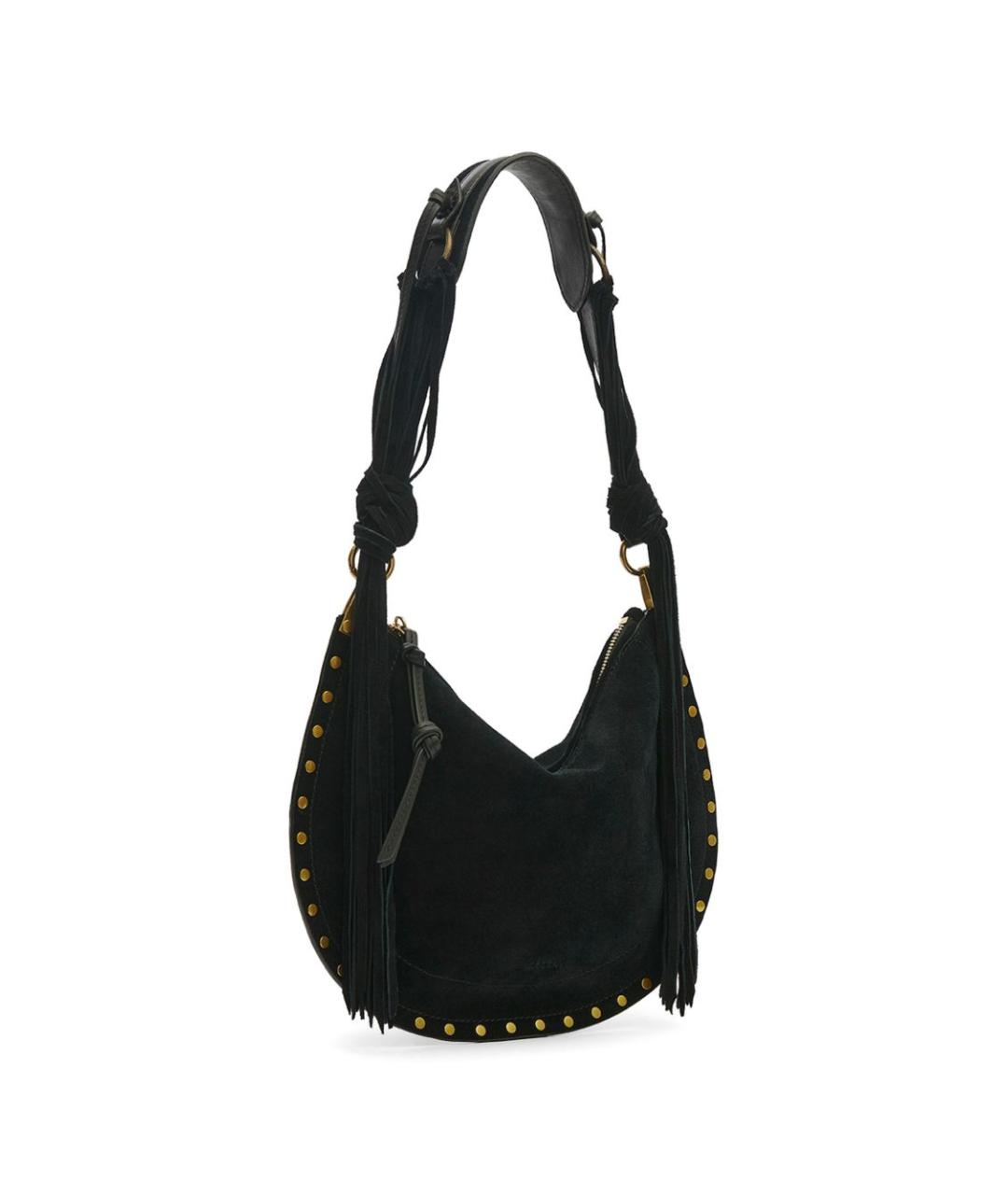 ISABEL MARANT Черная кожаная сумка через плечо, фото 5