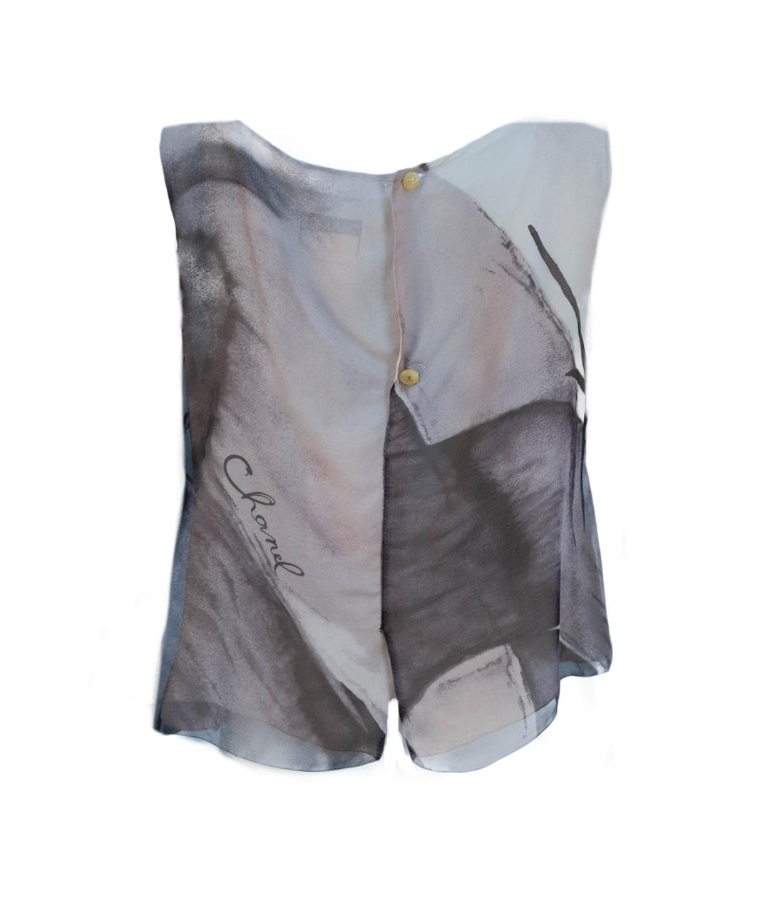 CHANEL Розовый шелковый костюм с юбками, фото 3