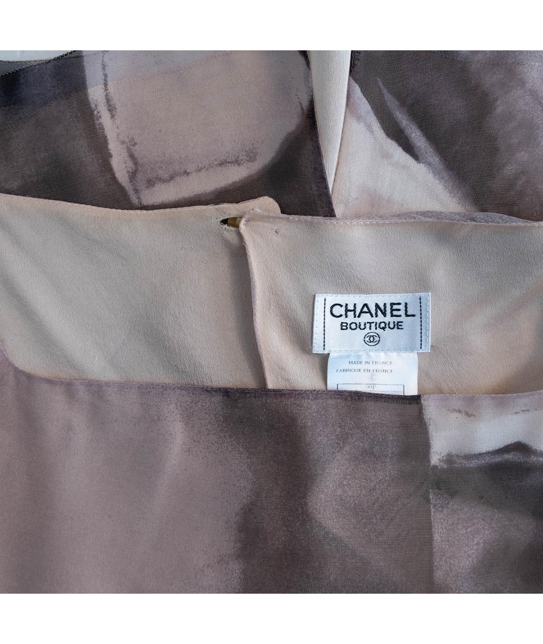 CHANEL Розовый шелковый костюм с юбками, фото 6