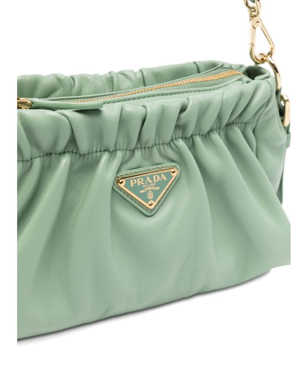 PRADA Кожаная сумка с короткими ручками, фото 2