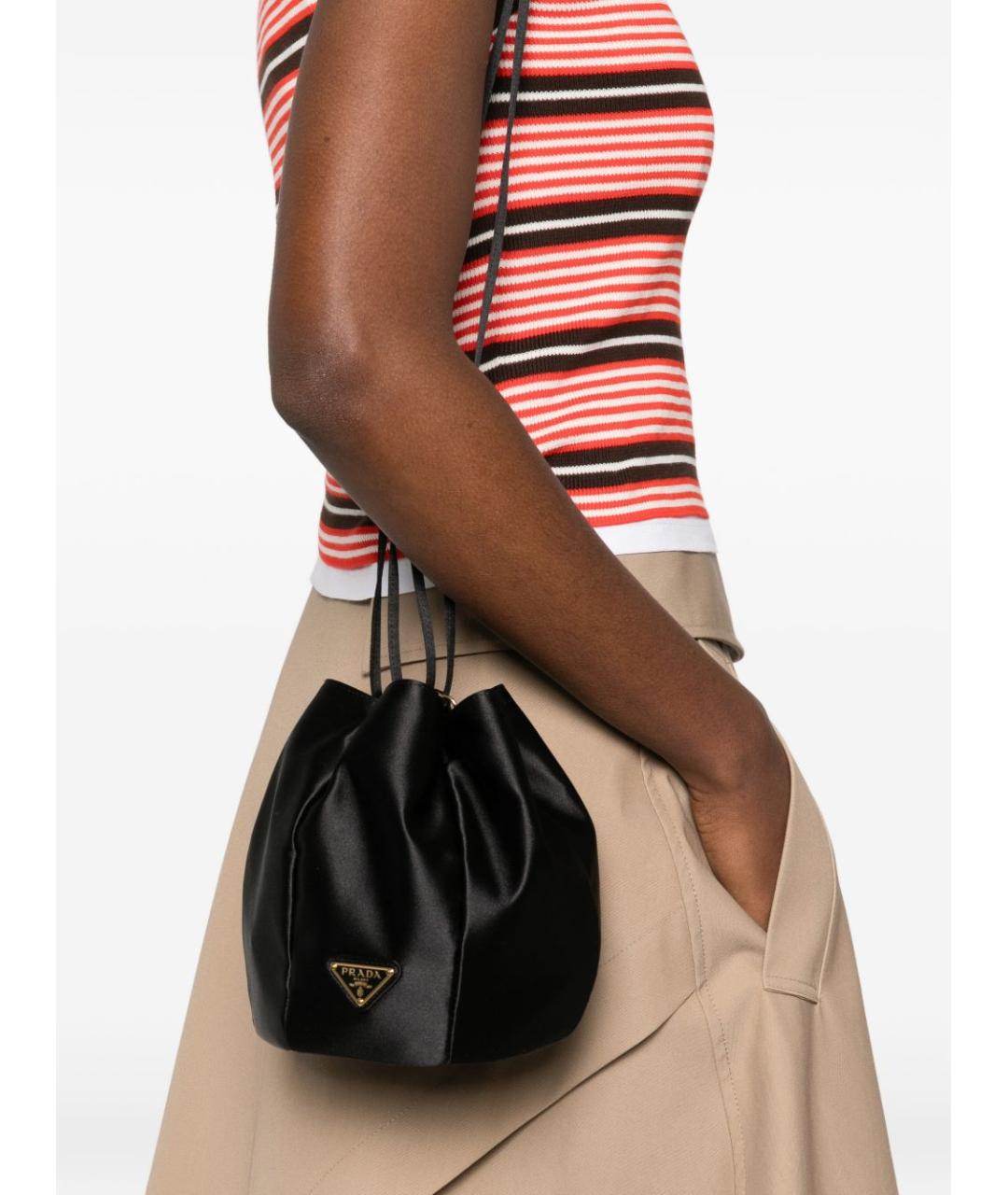 PRADA Черная сумка тоут, фото 5