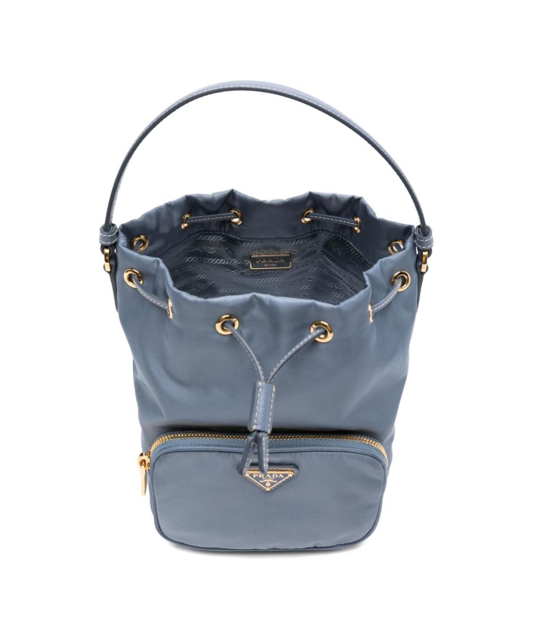 PRADA Синяя сумка с короткими ручками, фото 2
