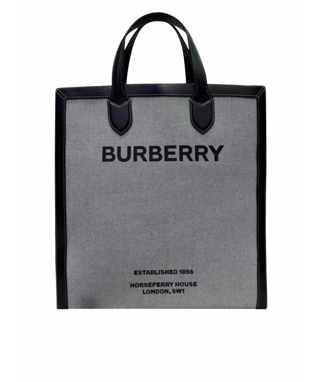 BURBERRY Серая сумка через плечо, фото 1