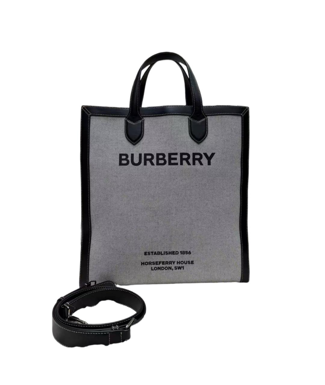 BURBERRY Серая сумка через плечо, фото 7