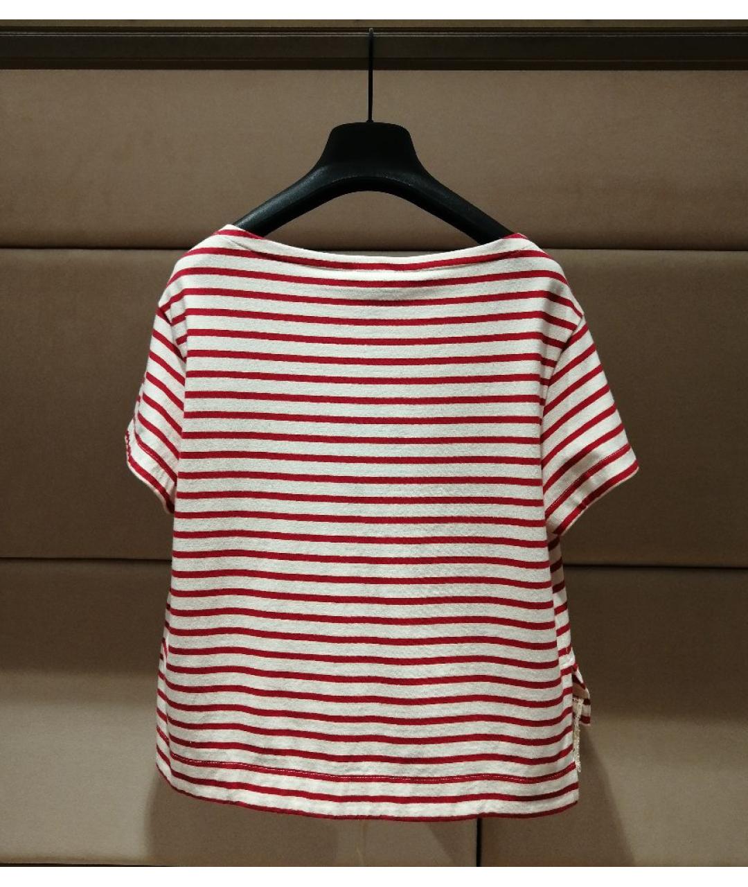 ERMANNO SCERVINO Мульти хлопковая футболка, фото 2