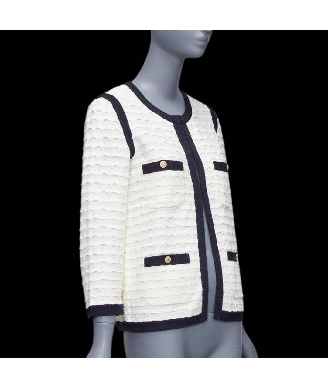 CHANEL Белый жакет/пиджак, фото 2