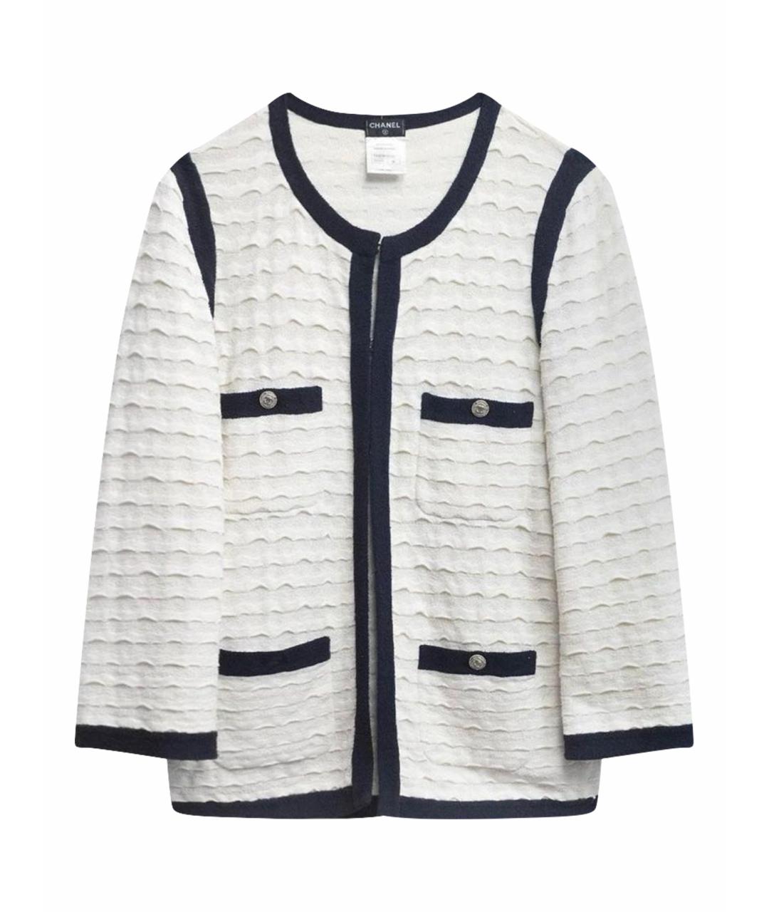 CHANEL Белый жакет/пиджак, фото 1