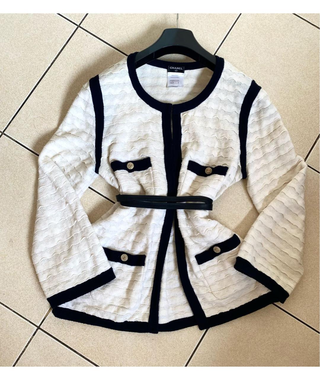 CHANEL Белый жакет/пиджак, фото 5