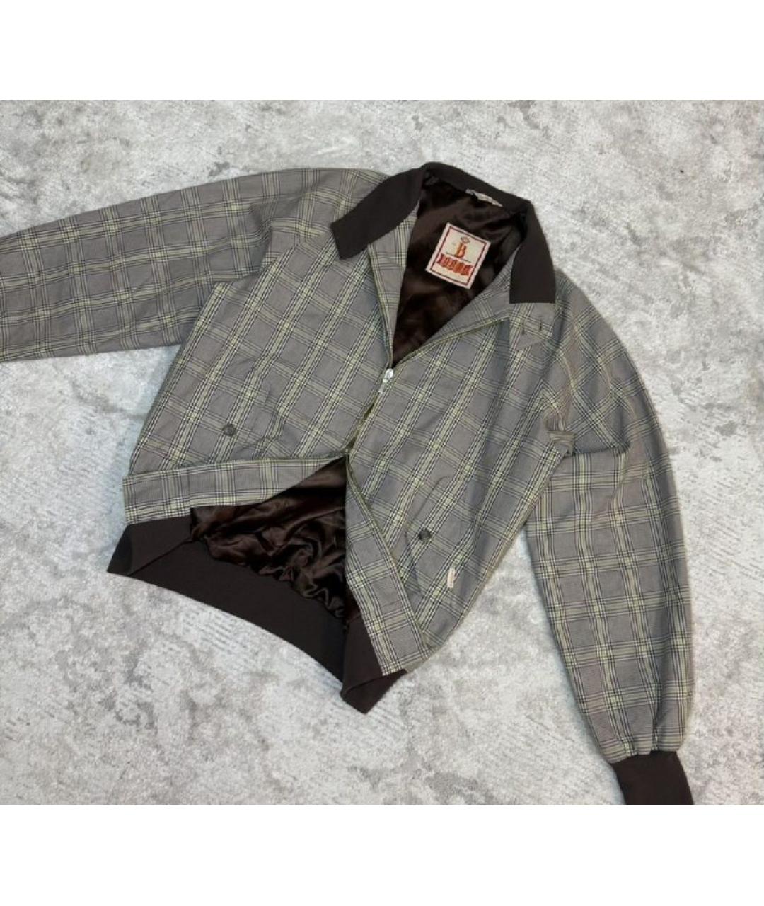 BARACUTA Серая ацетатная куртка, фото 2