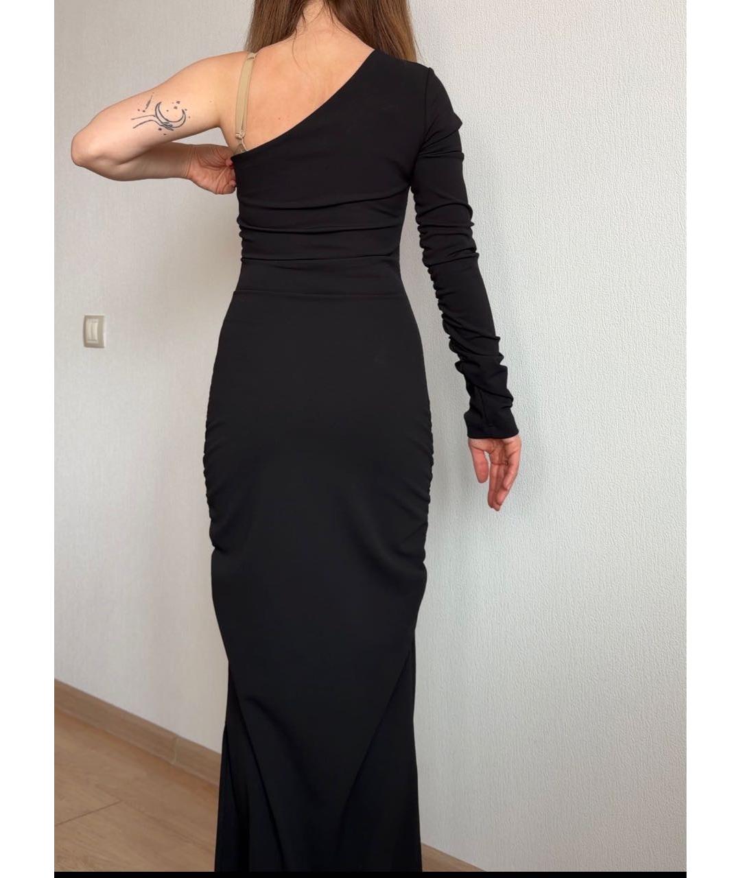 12 STOREEZ Черное вискозное вечернее платье, фото 7