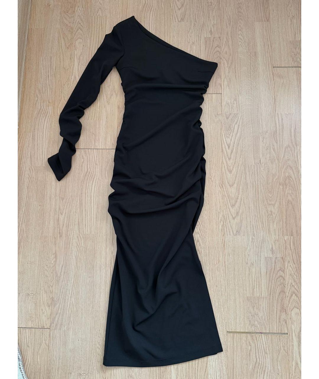 12 STOREEZ Черное вискозное вечернее платье, фото 8