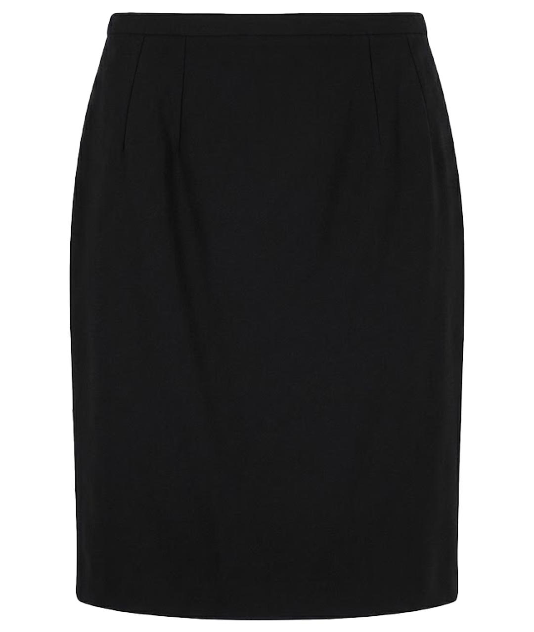 MICHAEL KORS Темно-синяя шерстяная юбка миди, фото 1