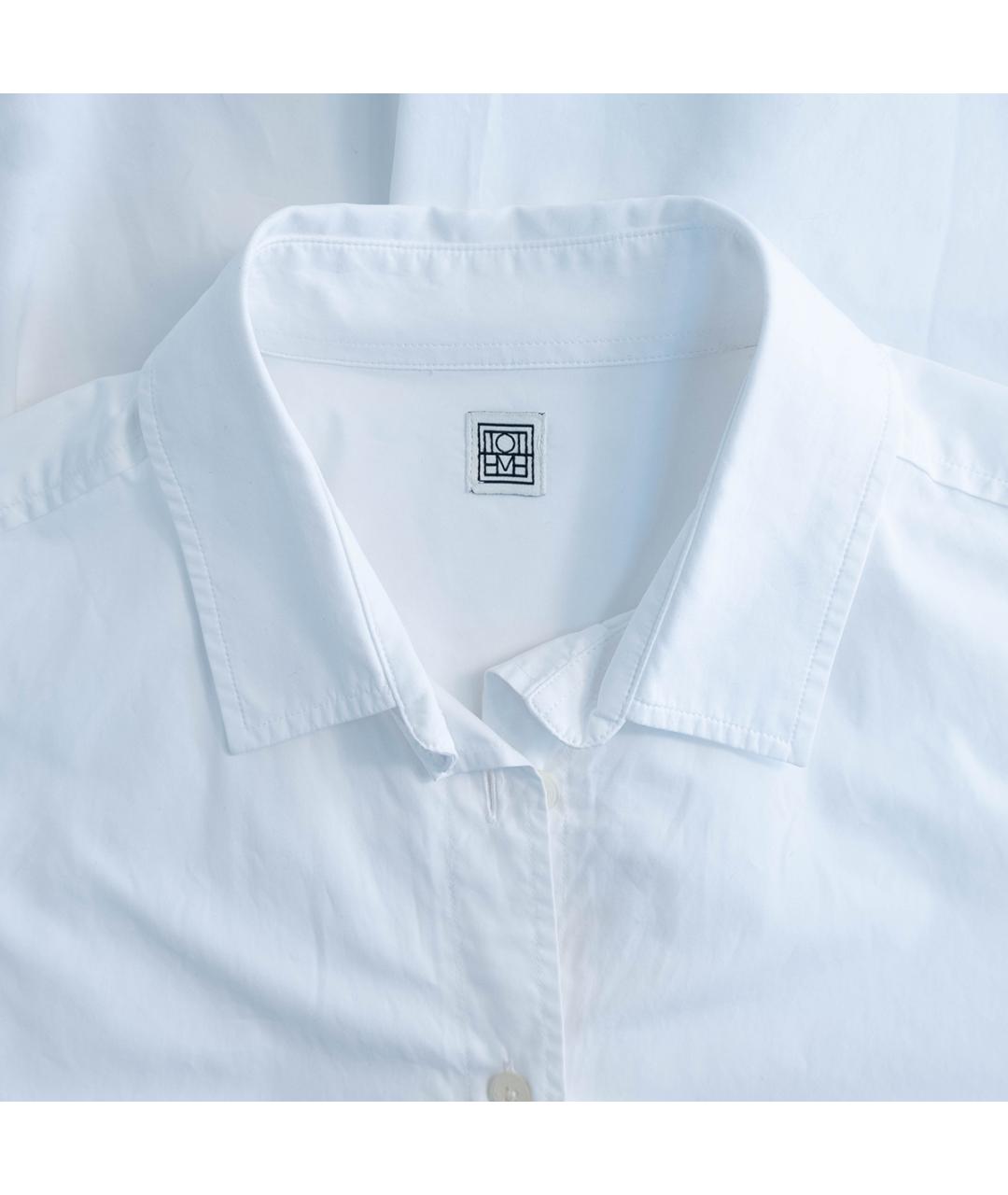 TOTEME Белая хлопковая рубашка, фото 3