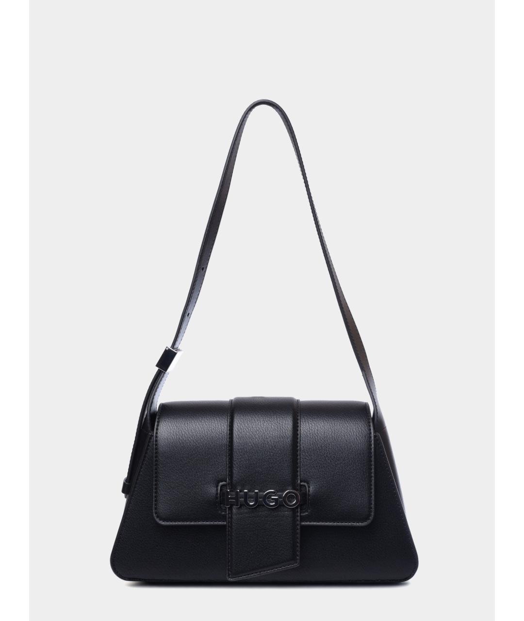 HUGO Черная сумка через плечо, фото 5