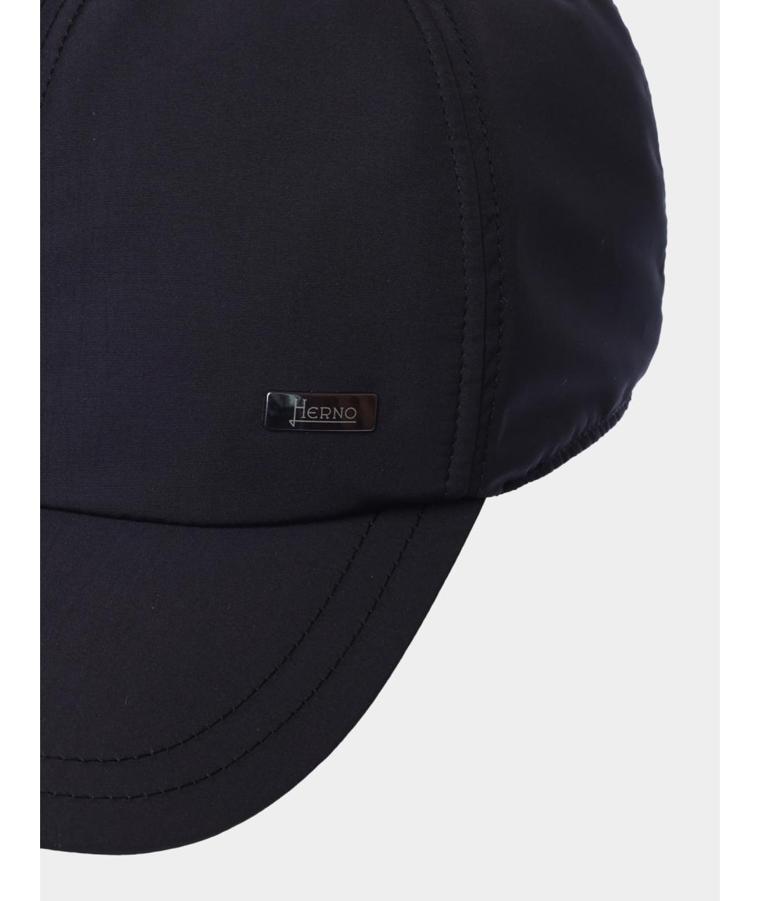 HERNO Черная кепка/бейсболка, фото 1