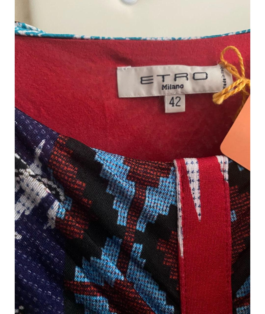 ETRO Мульти вискозное повседневное платье, фото 3