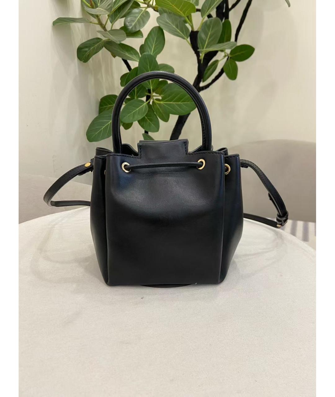 BURBERRY Черная кожаная сумка через плечо, фото 3