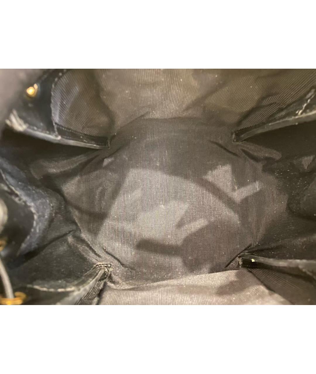 BURBERRY Черная кожаная сумка через плечо, фото 6