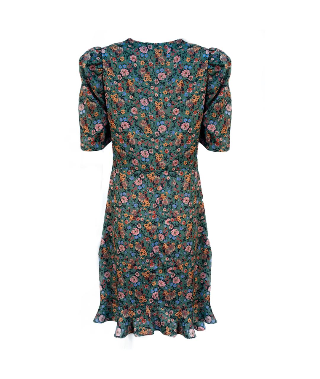 SANDRO Мульти полиэстеровое повседневное платье, фото 2