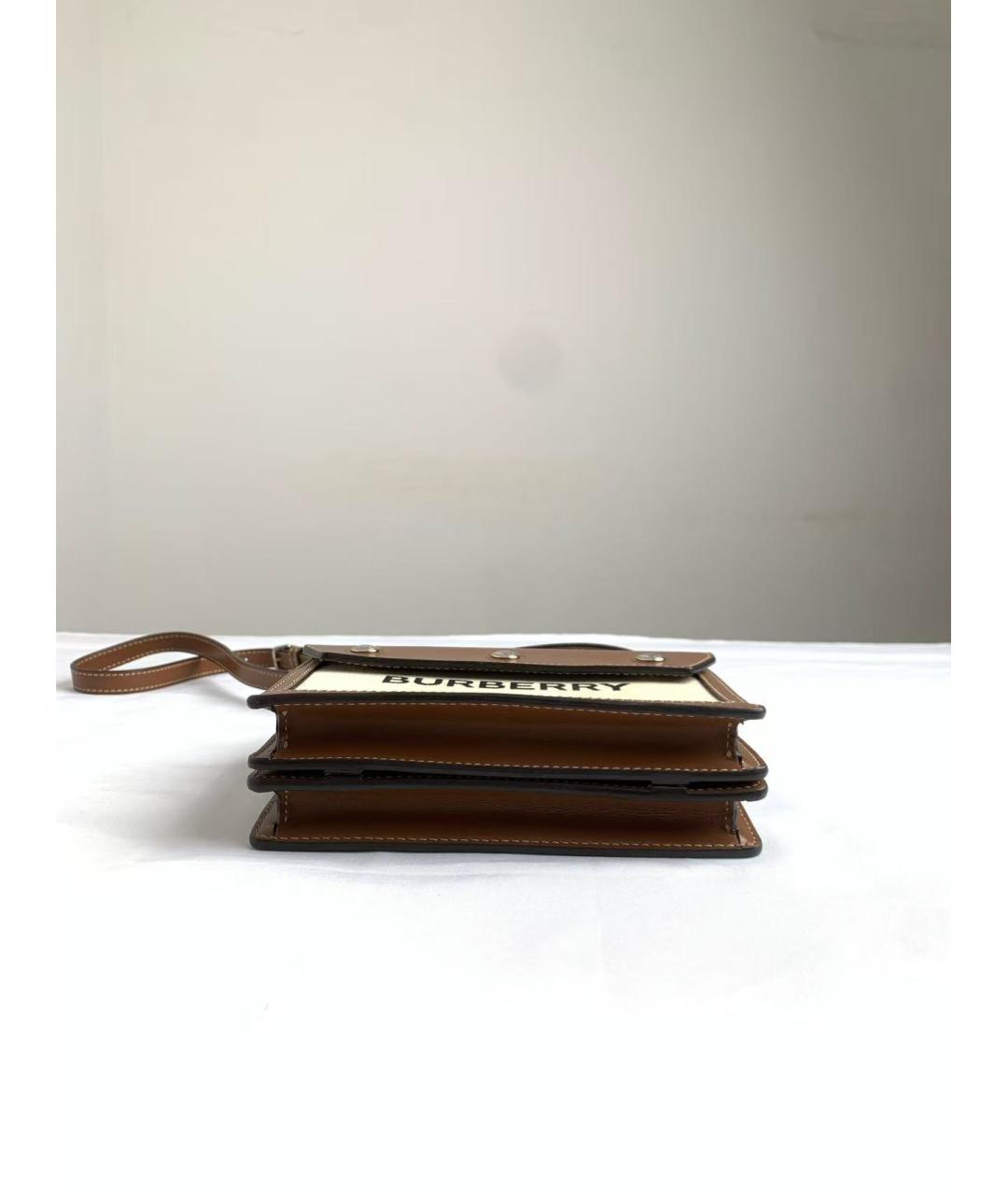 BURBERRY Коричневая сумка через плечо, фото 5