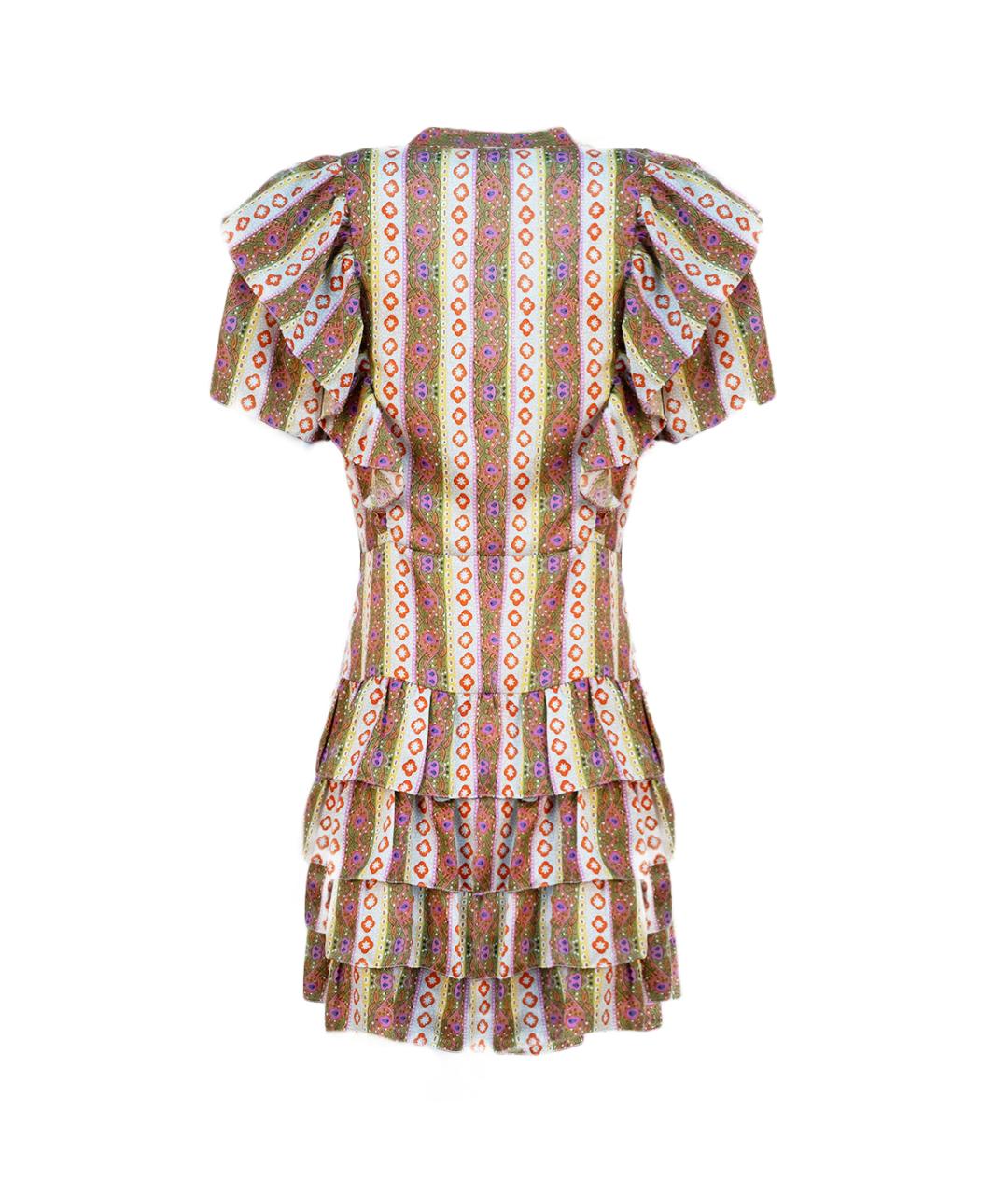 SANDRO Мульти полиэстеровое повседневное платье, фото 2